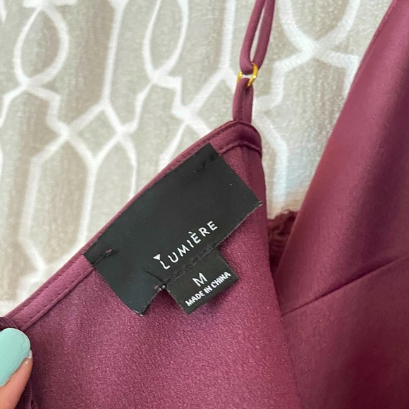 Purple lumiére mini dress - Picture 2 of 3